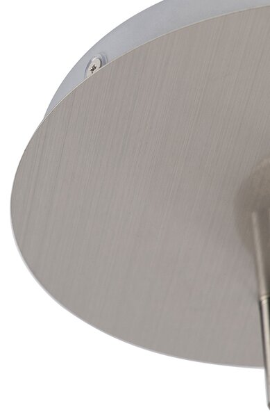 Moderní koupelnové bodové svítidlo ocelové 2-světlo IP44 - Ducha