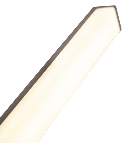 Moderní nástěnná lampa do koupelny černá 92 cm IP44 - Cascada