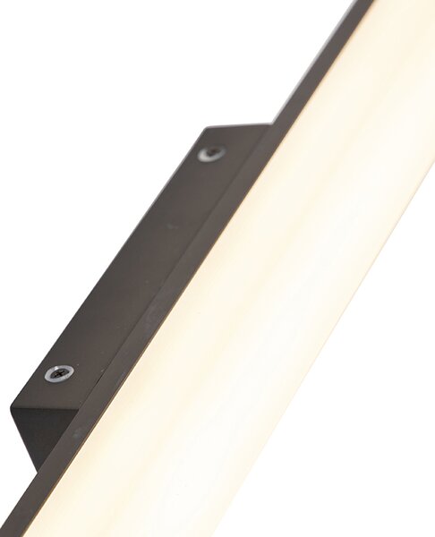 Moderní nástěnné svítidlo do koupelny černé 62 cm IP44 - Cascada