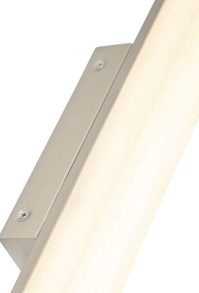 Moderní nástěnná lampa do koupelny ocel 62 cm IP44 - Cascada