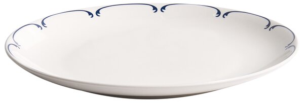 Sada 24 kusů nádobí CHAROLI Porcelán Bílá/Modrá