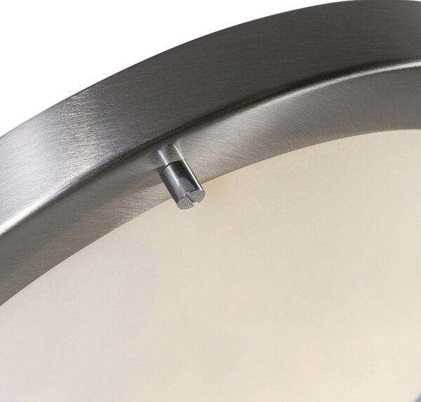 Moderní stropní svítidlo ocel 31 cm IP44 - Yuma