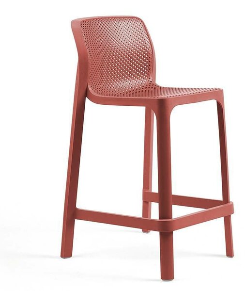 Židle barová Net mini červená