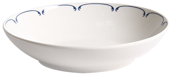 Sada 24 kusů nádobí CHAROLI Porcelán Bílá/Modrá