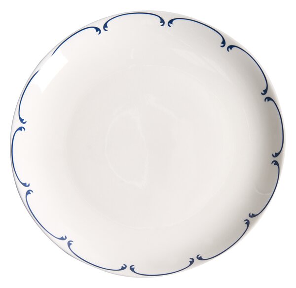 Sada 24 kusů nádobí CHAROLI Porcelán Bílá/Modrá