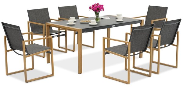 Zahradní nábytek pro 6 osob Lugo Garden Point antracitový