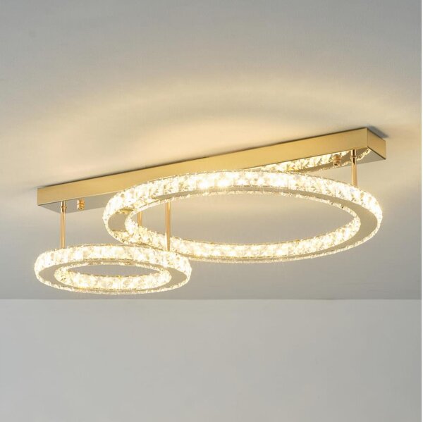 Zuma Line MX3713-2-3GT- LED Stm. stropní svítidlo GIRONA LED/36W/230V zlatá