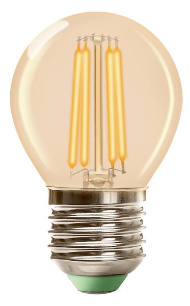 LED Žárovka CLASSIC AMBER G45 E27/6,5W/230V 2200K - Brilagi