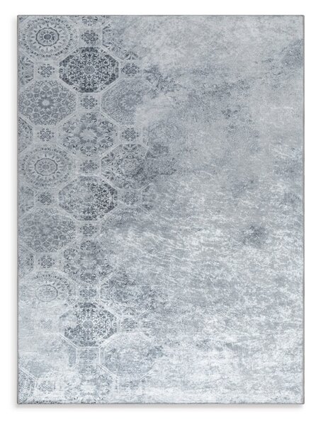 Koberec Lotus7, 120x160 cm, stříbrná