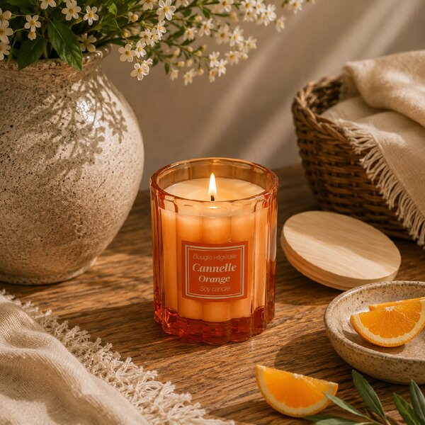 Esprit Provence Pomeranč & Skořice Vonná svíčka, 100g