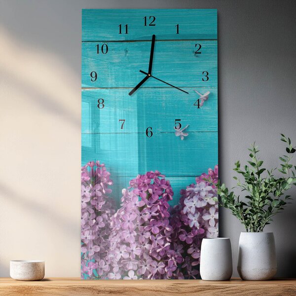 Skleněné hodiny vertikální Strom zsppc-30x60-00181459