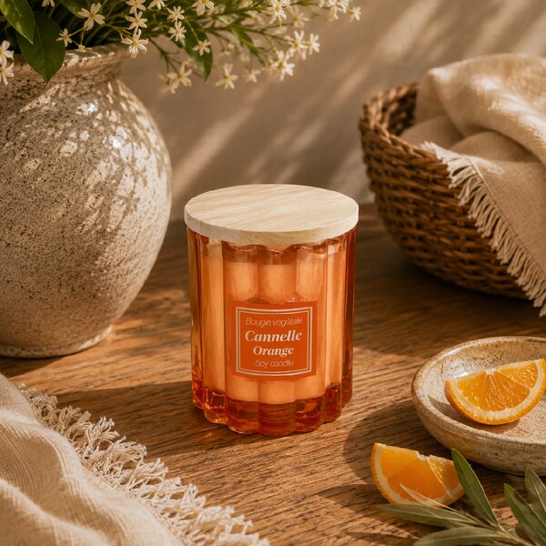 Esprit Provence Pomeranč & Skořice Vonná svíčka, 100g