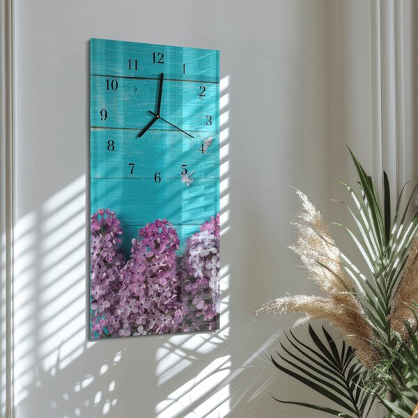 Skleněné hodiny vertikální Strom zsppc-30x60-00181459