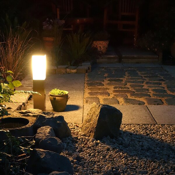 Moderní venkovní lampa 45 cm ocel - Malios