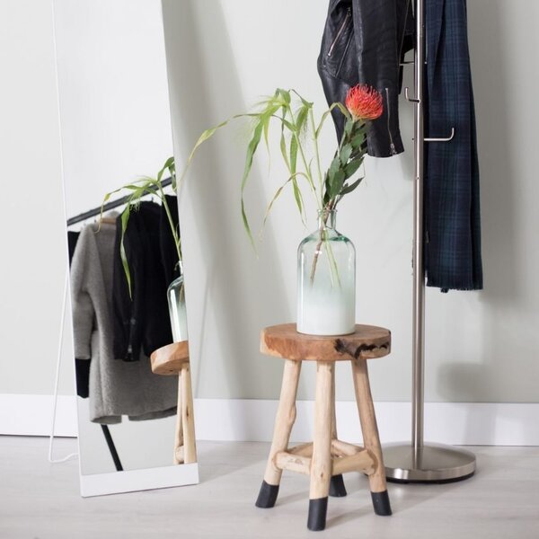 Housecraft Living Bílé kovové stojací zrcadlo Stand 148 cm