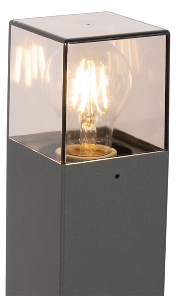 Venkovní lampa 50 cm antracitová se zemní špičkou a kabelovou objímkou - Dánsko
