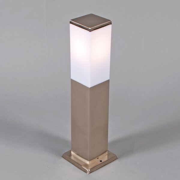 Venkovní lampa ocel 45 cm IP44 - Malios se zemním hrotem a kabelem