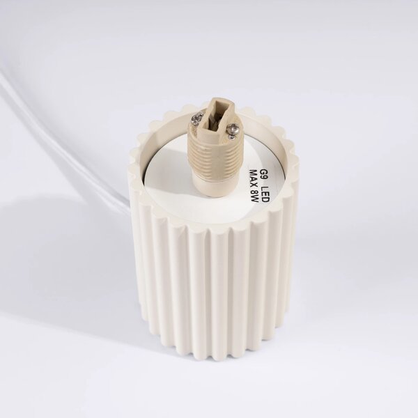 Stolní lampa Halo, 1x bílé skleněné stínítko, be