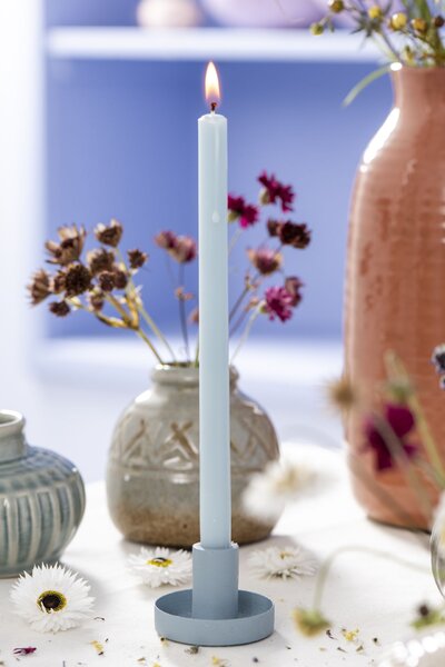 Vysoká svíčka Rustic Light Blue 29 cm