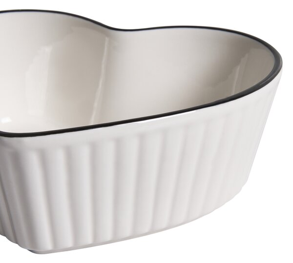 Sada 4 zapékacích misek MACE Porcelán Bílá