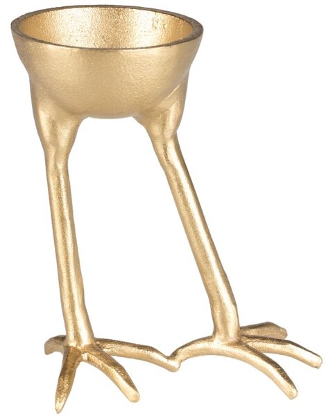 Zlatá kovová miska Bold Monkey Golden Heron