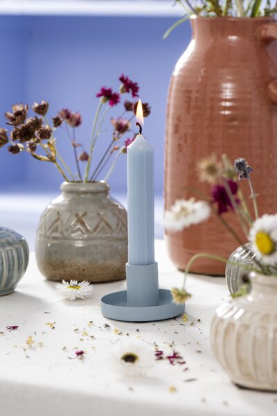 Svíčka Light Blue Rustic 11 cm