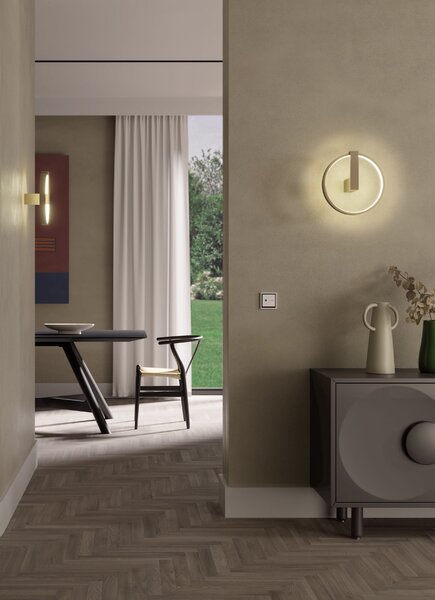 Redo Nástěnné LED svítidlo ORION ø 300mm, 28W Barva: Černá, Stmívání, řízení: TRIAC