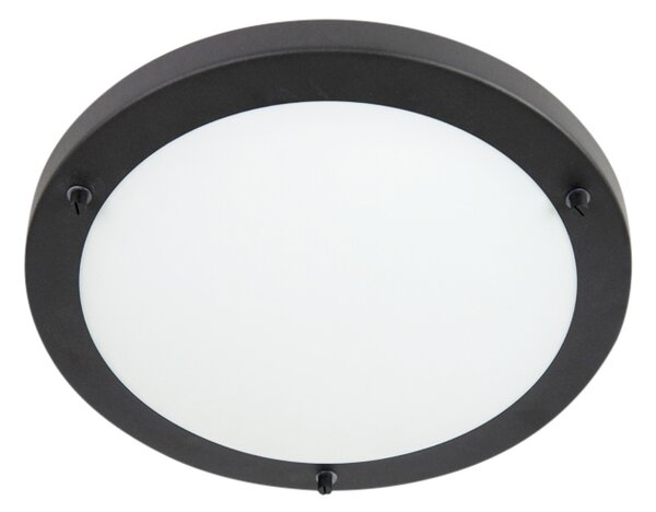Moderní nástěnné svítidlo černé 31 cm IP44 - Yuma