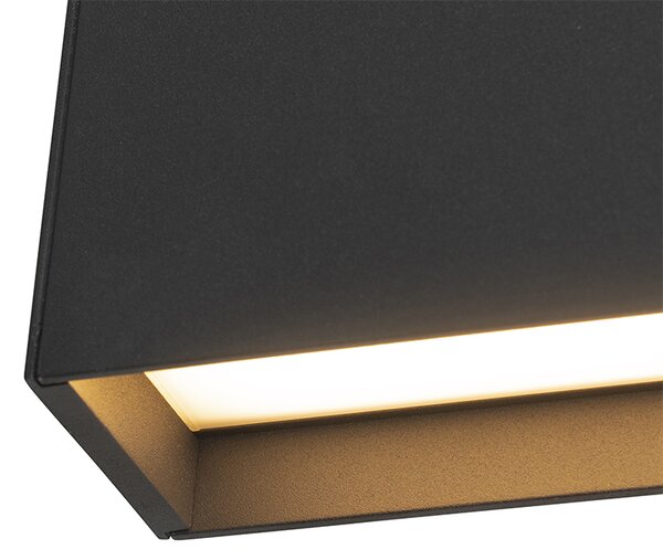 Moderní nástěnné svítidlo antracitové vč. LED IP54 - Spector