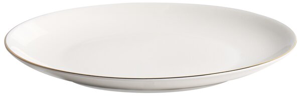 Sada 12 kusů nádobí CUMIN Porcelán Krémově bílá/Zlatá
