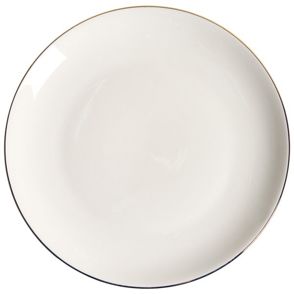 Sada 12 kusů nádobí CUMIN Porcelán Krémově bílá/Zlatá