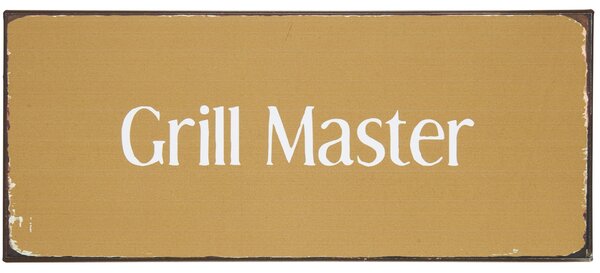 Plechová cedule Grill Master