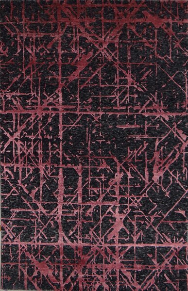 ORIENTÁLNÍ KOBEREC, 140/200 cm černá, pink Cazaris - Orientální koberce