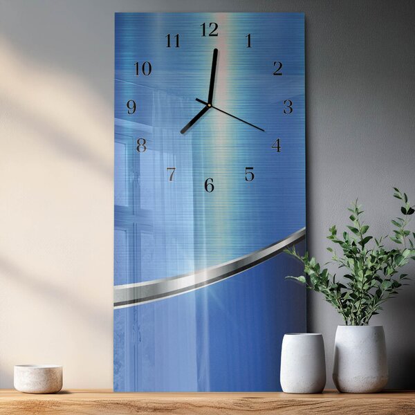 Skleněné hodiny vertikální Vzor zsppc-30x60-00174611