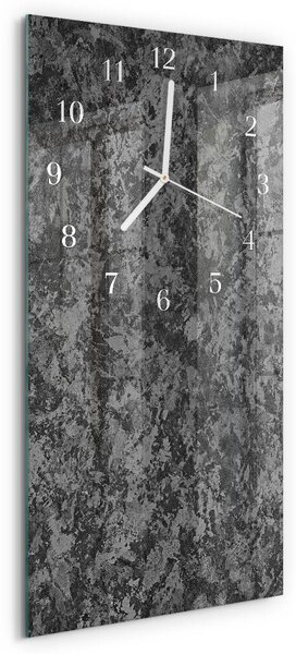 Skleněné hodiny vertikální Grafit zsppb-30x60-00089599