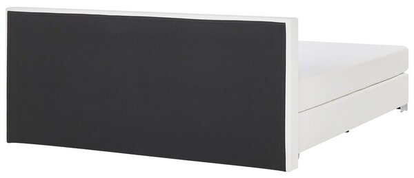 HezkýNábytek.cz Manželská postel Boxspring 180 cm PREMIER (s matracemi) (bílá). 1007429