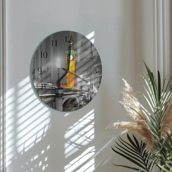 Skleněné nástěnné hodiny Big Ben zsoc-fi30-00175636