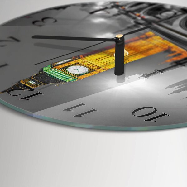Skleněné nástěnné hodiny Big Ben zsoc-fi30-00175636