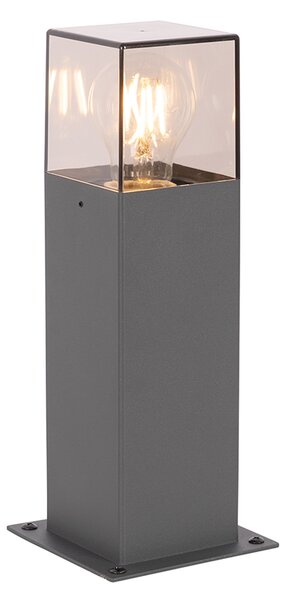 Moderní venkovní stojací lampa 30 cm tmavě šedá IP44 - Dánsko