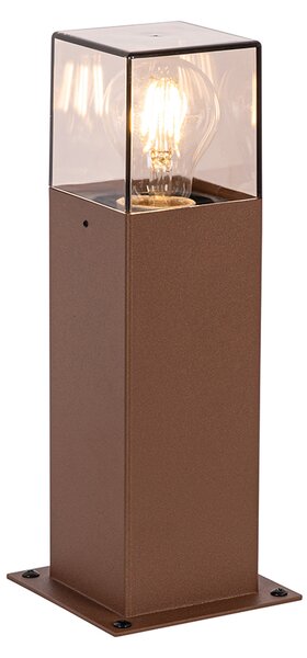 Chytrá stojací venkovní lampa rezavě hnědá 30 cm vč. Wifi P45 - Dánsko