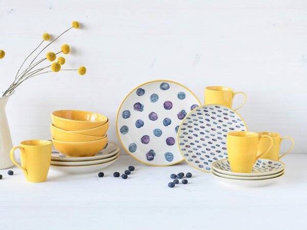 KOMBINOVANÁ SOUPRAVA, 16dílné, kamenina Creatable - Online Only nádobí, Online Only