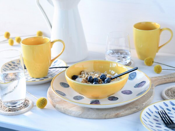 KOMBINOVANÁ SOUPRAVA, 16dílné, kamenina Creatable - Online Only nádobí, Online Only