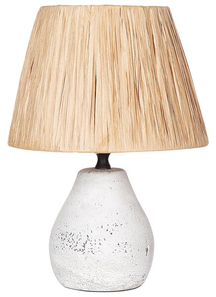Sada 2 stolních lamp ARWADITO Keramika Krémově bílá