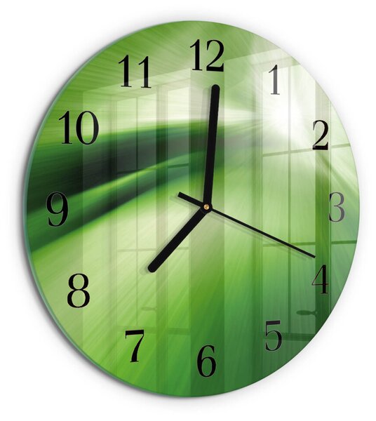 Skleněné nástěnné hodiny Abstrakce zsoc-fi30-00173769