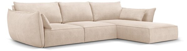 Béžová rohová pohovka (pravý roh) Vanda – Mazzini Sofas