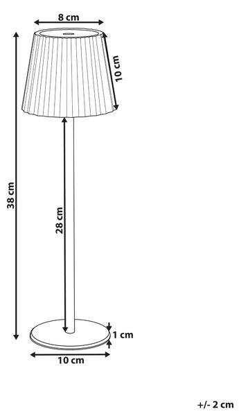 Stolní lampa POMBEIRO Kov Pastelově růžová