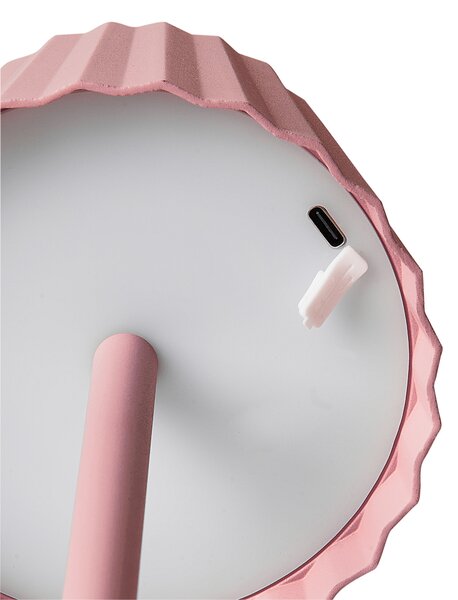 Stolní lampa POMBEIRO Kov Pastelově růžová