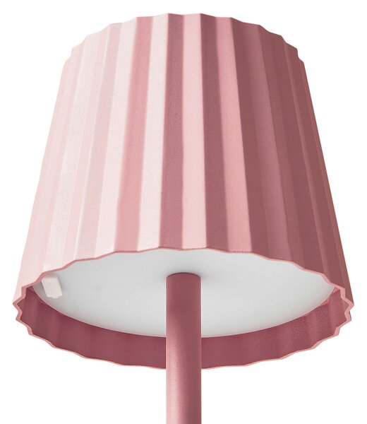 Stolní lampa POMBEIRO Kov Pastelově růžová