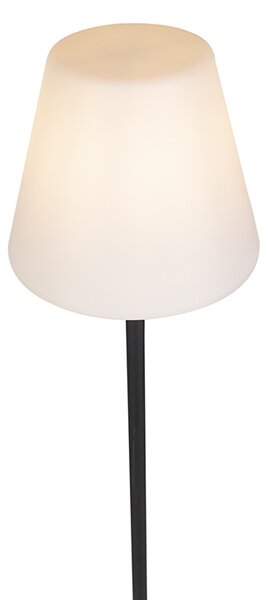 Moderní venkovní stojací lampa černá - Virginia