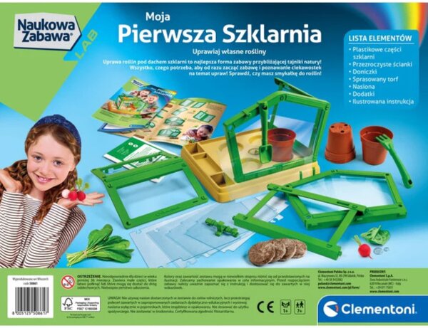 Vědecká zábava LAB Můj první skleník 50861